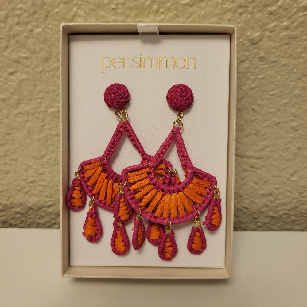 NWT Persimmon 3½" Earrings